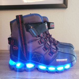 Boys Sketcheds Light Up Boots